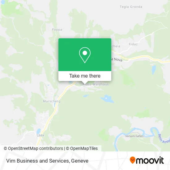Vim Business and Services map