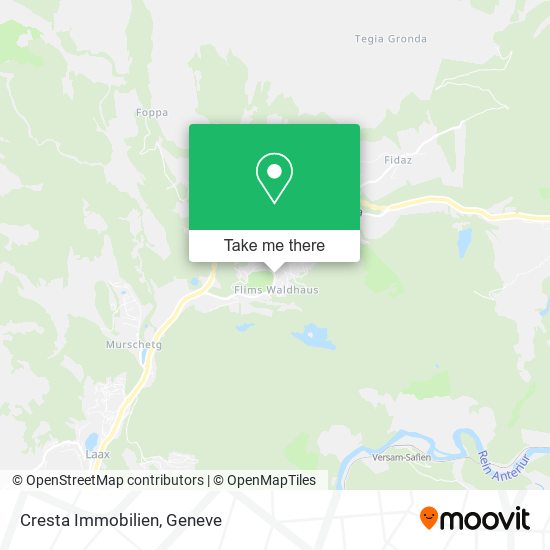 Cresta Immobilien map