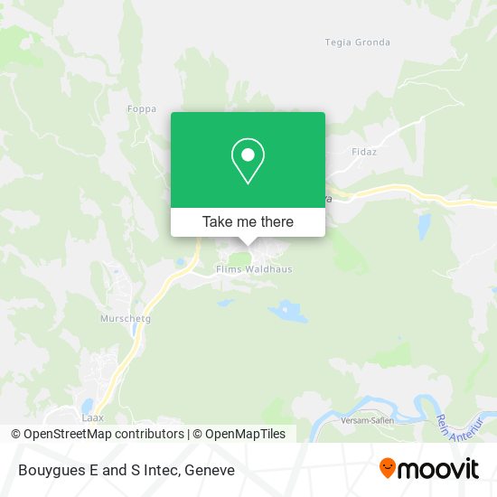 Bouygues E and S Intec map