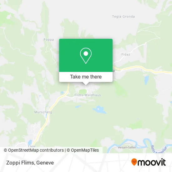 Zoppi Flims map