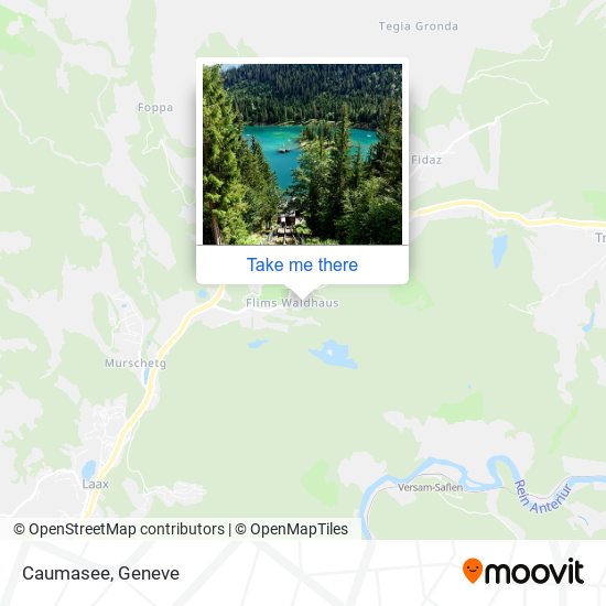 Caumasee map