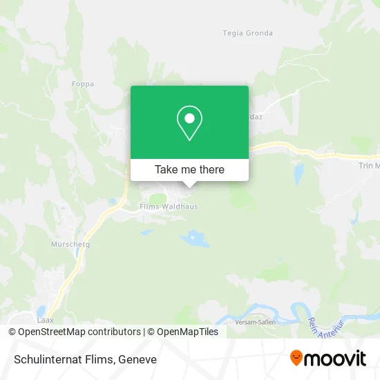 Schulinternat Flims map
