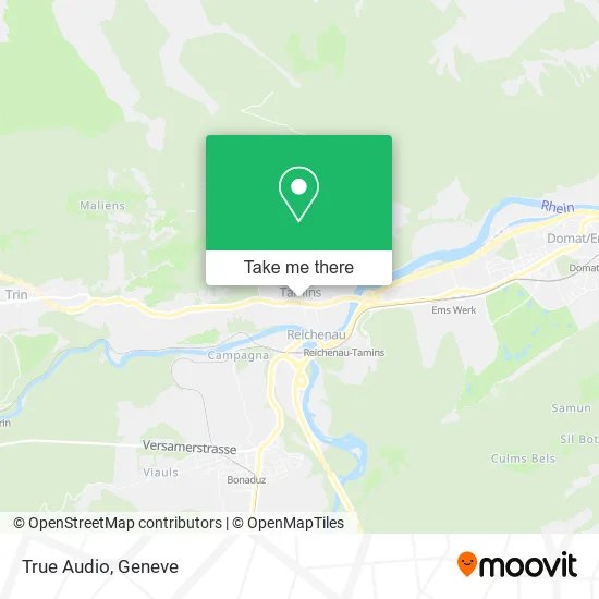 True Audio map