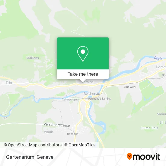 Gartenarium map