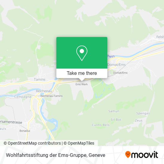 Wohlfahrtsstiftung der Ems-Gruppe map