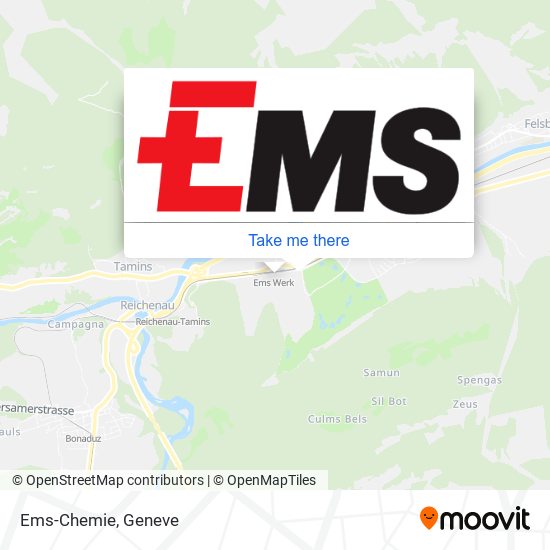 Ems-Chemie map