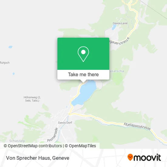 Von Sprecher Haus map
