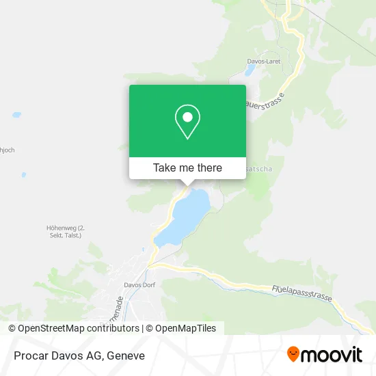 Procar Davos AG map