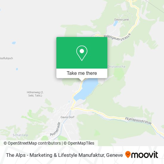 The Alps - Marketing & Lifestyle Manufaktur map