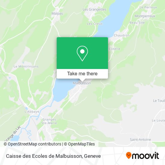 Caisse des Ecoles de Malbuisson map