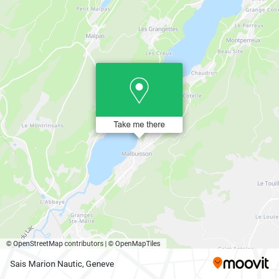 Sais Marion Nautic map