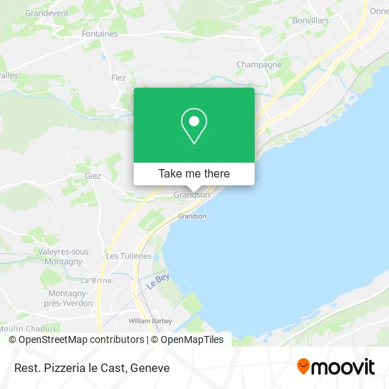 Rest. Pizzeria le Cast map