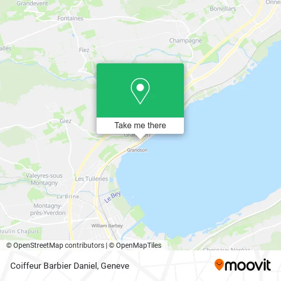 Coiffeur Barbier Daniel map