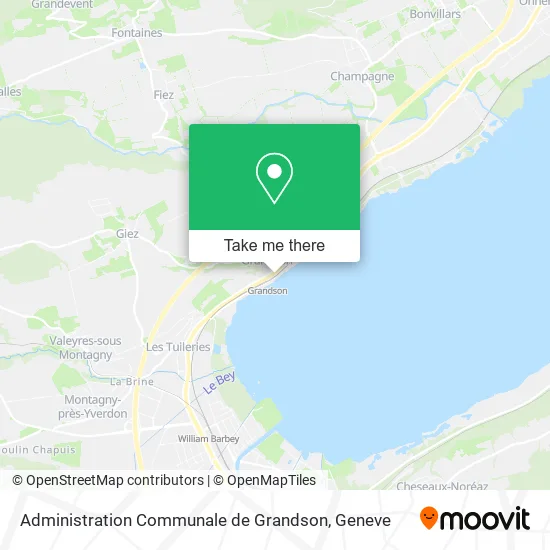 Administration Communale de Grandson map