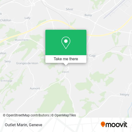 Outlet Marin map