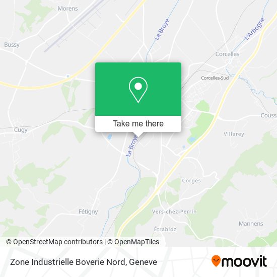 Zone Industrielle Boverie Nord plan