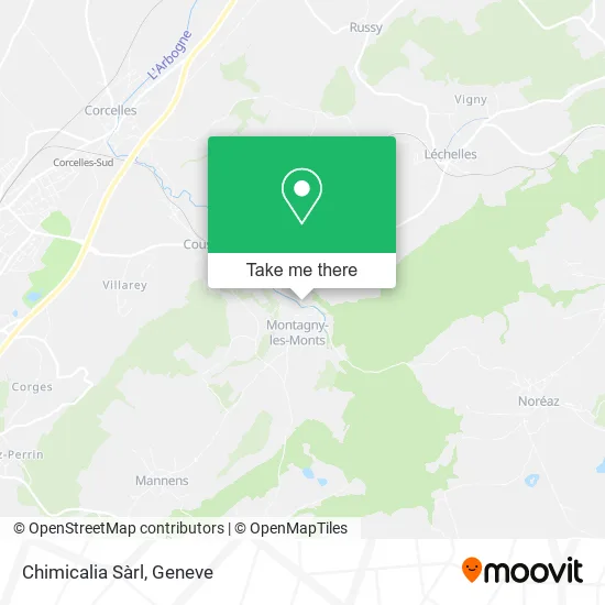 Chimicalia Sàrl map