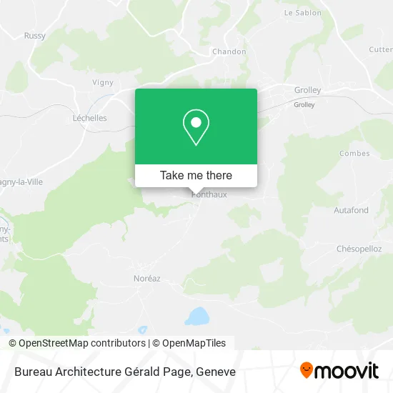 Bureau Architecture Gérald Page map