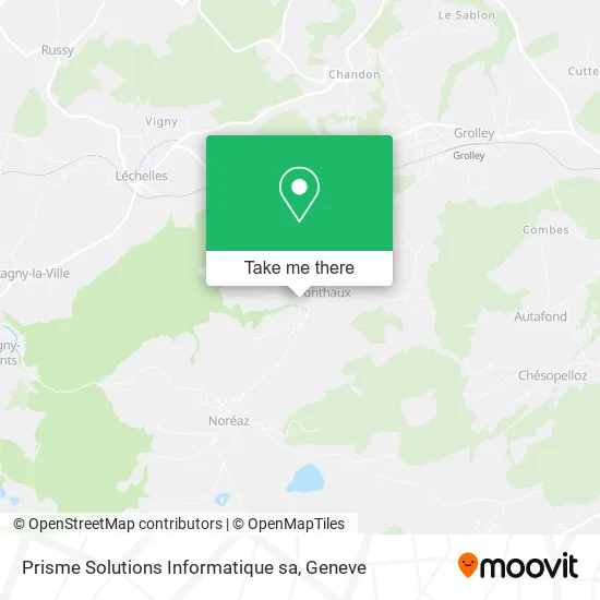 Prisme Solutions Informatique sa map