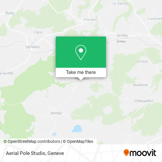 Aerial Pole Studio map