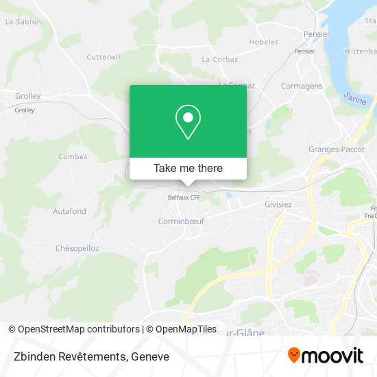 Zbinden Revêtements map
