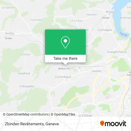 Zbinden Revêtements map