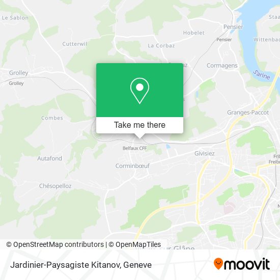 Jardinier-Paysagiste Kitanov map