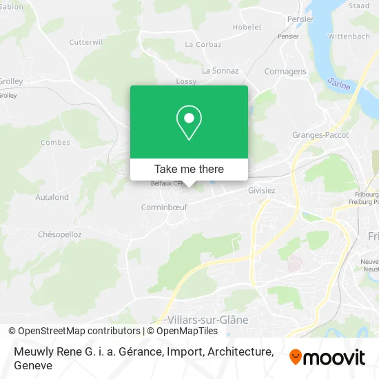 Meuwly Rene G. i. a. Gérance, Import, Architecture map