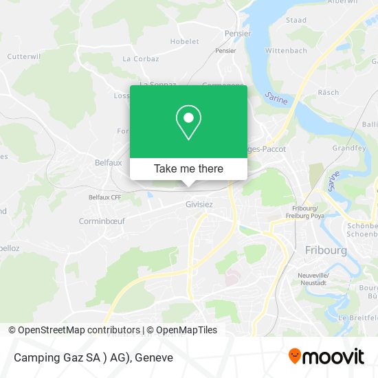 Camping Gaz SA ) AG) map