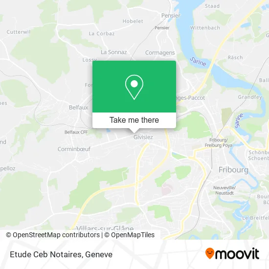 Etude Ceb Notaires map