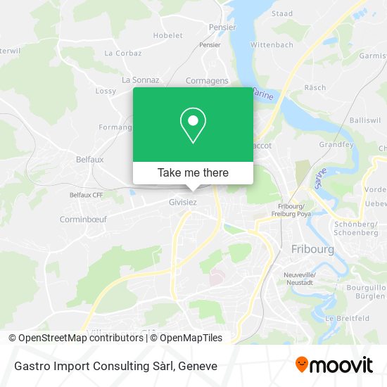 Gastro Import Consulting Sàrl map