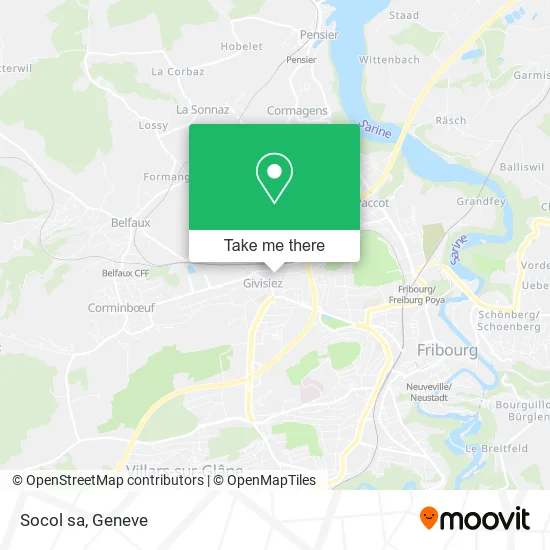 Socol sa map