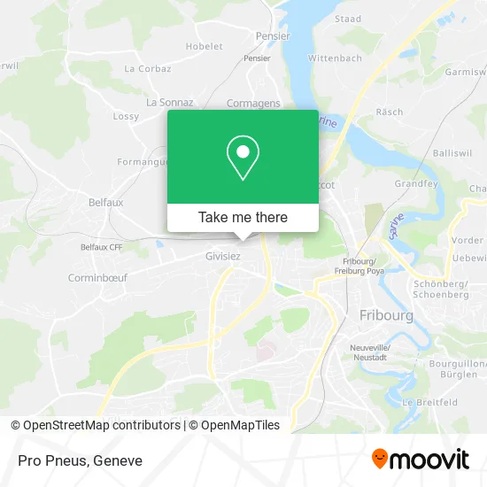 Pro Pneus map