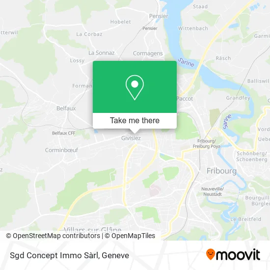 Sgd Concept Immo Sàrl map
