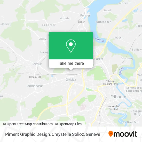 Piment Graphic Design, Chrystelle Solioz map