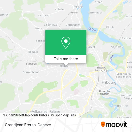 Grandjean Freres map