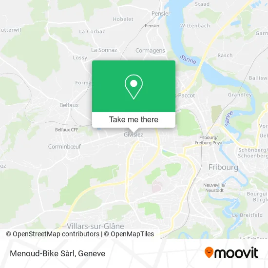 Menoud-Bike Sàrl map