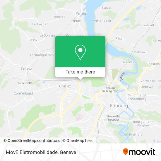MovE Eletromobilidade map