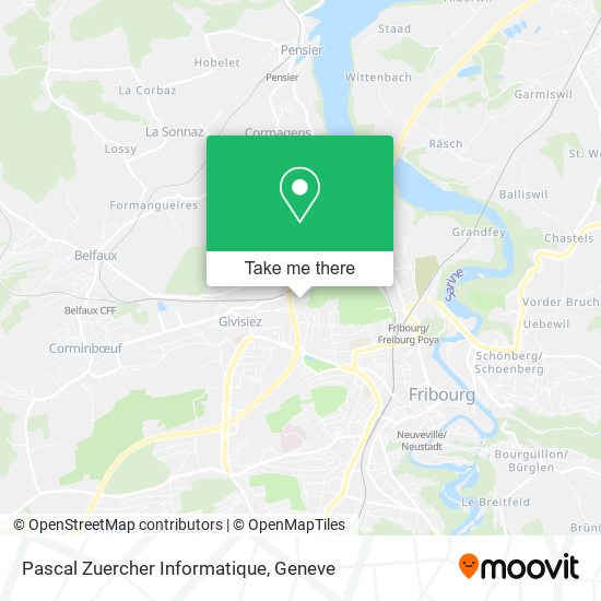 Pascal Zuercher Informatique map