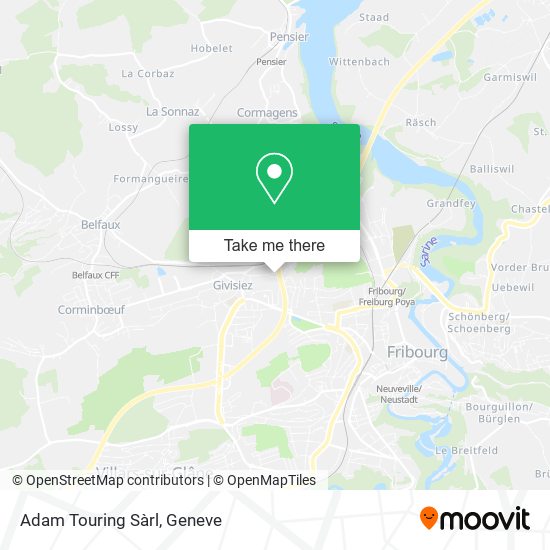 Adam Touring Sàrl map