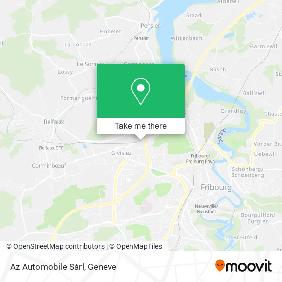 Az Automobile Sàrl map