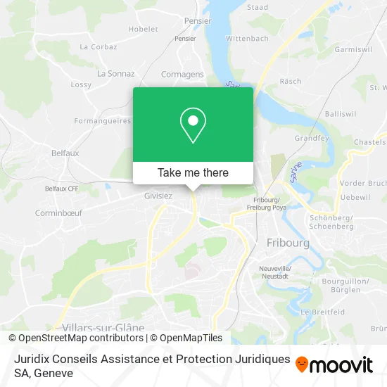 Juridix Conseils Assistance et Protection Juridiques SA map