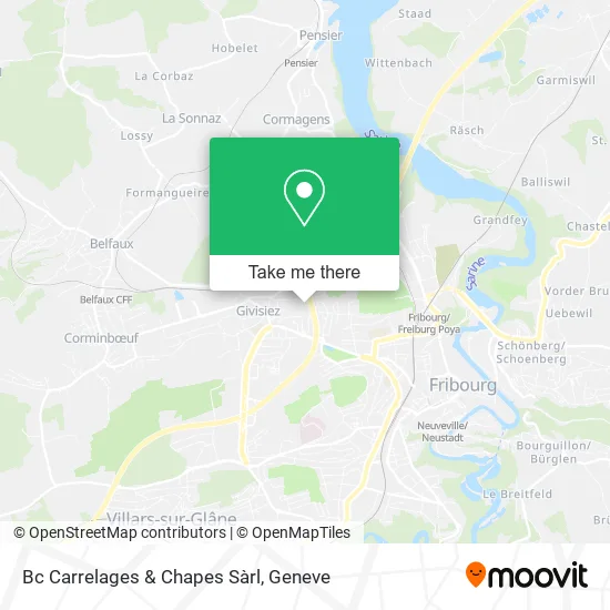 Bc Carrelages & Chapes Sàrl map