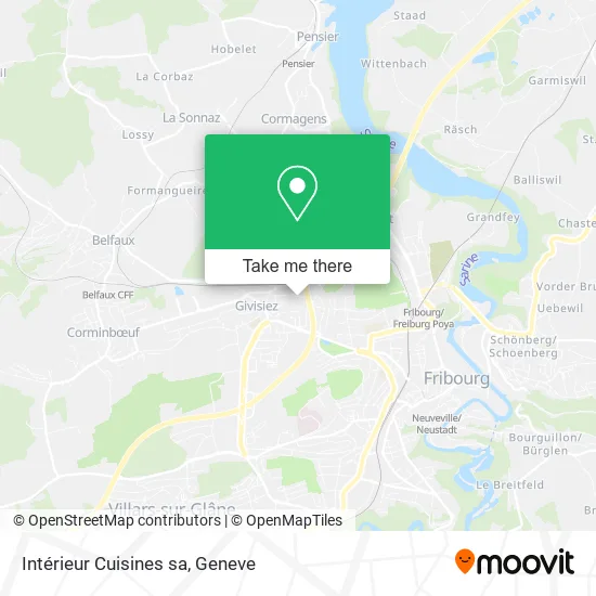 Intérieur Cuisines sa map