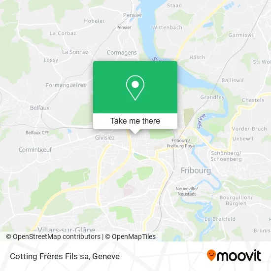 Cotting Frères Fils sa map
