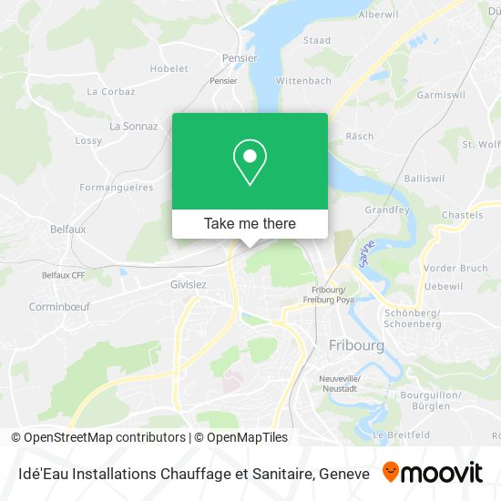 Idé'Eau Installations Chauffage et Sanitaire map