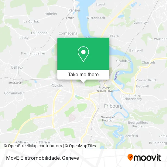MovE Eletromobilidade map