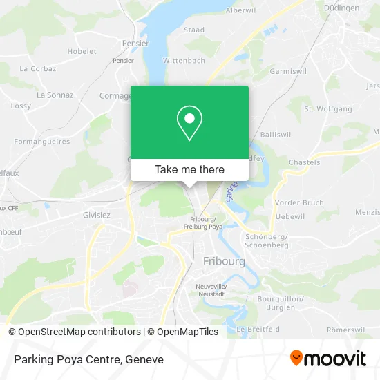 Parking Poya Centre map