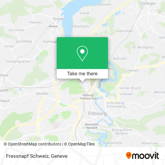 Fressnapf Schweiz map
