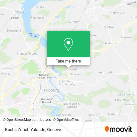 Buchs Zurich Yolande map